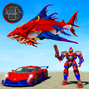 Robot Shark Attack - Transform Robot Shark Games APK