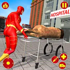 Скачать Robot Speed Hero Rescue Animals APK