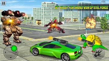 Turtle Robot Car Transformation :Robot Car Games تصوير الشاشة 1
