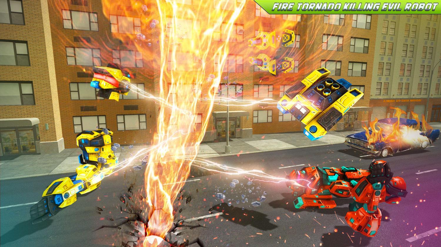 Robot tornado transform Shooting games 2020 pour Android - Téléchargez l'APK