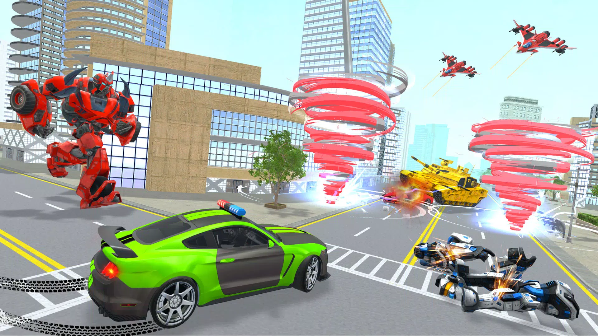 Baixe Tornado Herói jogos Carro Transform Robô Guerra no PC com MEmu