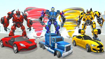 Robot Tornado Transform Game Poster