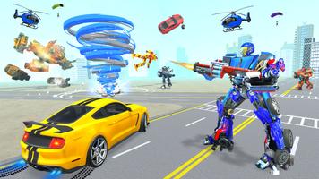 Robot Tornado Transform Game اسکرین شاٹ 1