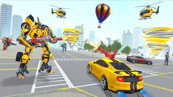 Robot Tornado Transform Game captura de pantalla 2
