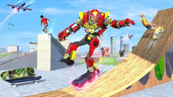 Robô super-herói voador imagem de tela 2