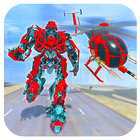 Helicopter Robot Battle: Robot Transformation Game icône