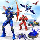 Archery king, Fly Bus Robot 3d APK