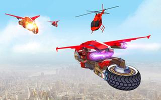 Super Robot Transform Bike: Free Shooting Game captura de pantalla 1