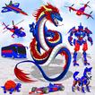 Game robot naga terbang ikon