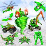 Shark Robot Car Transform Game آئیکن