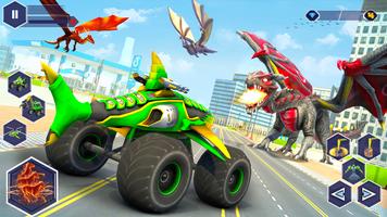 Shark Robot Car Transform Game 截图 2