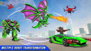 Monster Dragon Robot Car Poppy 포스터
