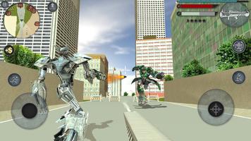 Robot Airplane Simulator Flying Robot Transforming تصوير الشاشة 1