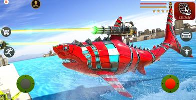 Robot Shark Tranforme Battle City  Robot Shark Affiche