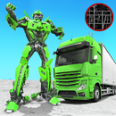 Robot Truck Transformer US Police Robot War Games APK