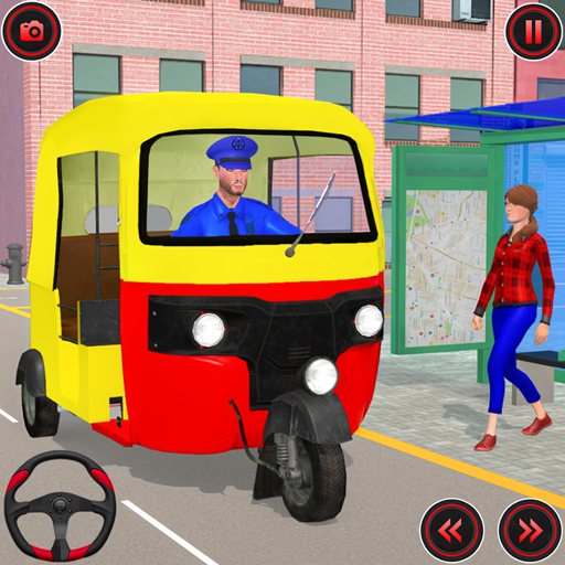 City Tuk Tuk Rickshaw 3D Games