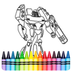 Robot kleurspel voor jongens