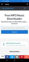 Music Downloader Converter Mp3 Mp4 Free capture d'écran 2