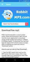 RabbitMp3.Free Downloads Screenshot 3