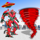 Tornado Robot games- Hero Robot Transform Game icône