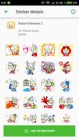 Sticker WhatsApp Robot Lucu captura de pantalla 1