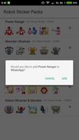Sticker WhatsApp Robot Lucu captura de pantalla 2