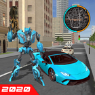 Robot Car Super Transforme Futuristic Supercar أيقونة