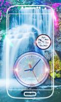 Waterfall Clock Live Wallpaper โปสเตอร์