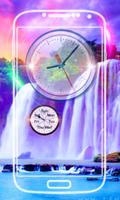 Waterfall Clock Live Wallpaper ภาพหน้าจอ 2