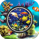 Aquarium Clock live wallpaper