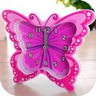 Butterfly Clock live wallpaper icono