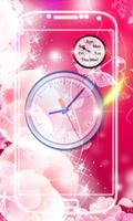 Butterfly Clock live wallpaper captura de pantalla 2