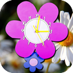 Daisy Flower Clock Live Wallpa