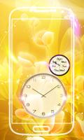 Poster Gold Clock Live Wallpaper