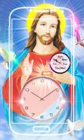 Jesus Clock Live Wallpaper Poster