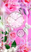 Leaves Analog Clock Live Wallp screenshot 1