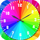 Rainbow Clock Live Wallpaper APK