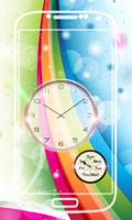 Rainbow Clock Live Wallpaper Poster