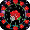 ”Rose Clock Live Wallpaper