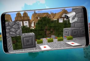 Security Camera mcpe Mod पोस्टर