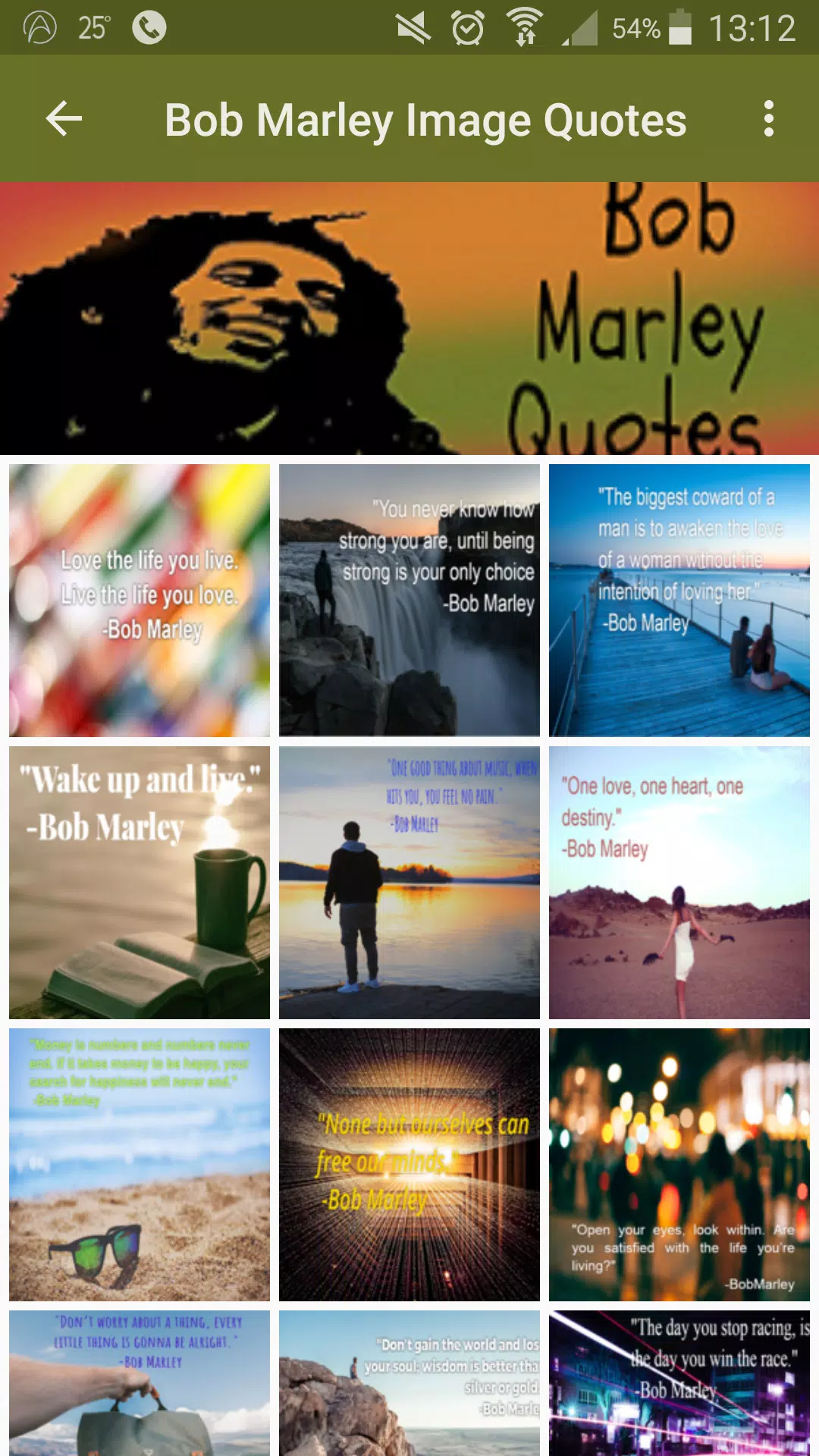 BOB MARLEY Quotes Songs Lyrics APK for Android Download