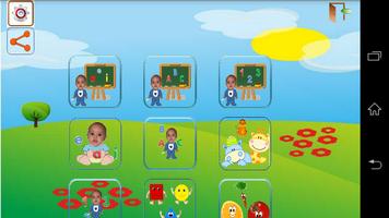 Vocales y letras de bebes постер