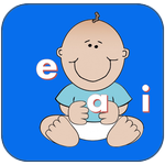 Vocals, letters and alphabet icon