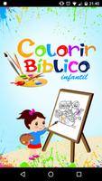 Colorir Bíblico Infantil पोस्टर