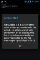 Art Curated capture d'écran 1