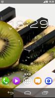 Kiwi Strawberry Piano en di WP Affiche