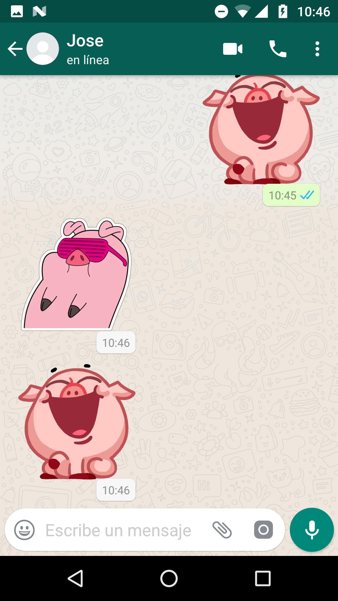 Waddles Pig Stickers For Android Apk Download