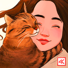 Cute Cat Wallpaper biểu tượng