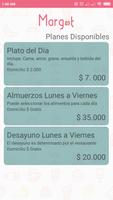 Margot: Reservas y Suscripciones de Comida ảnh chụp màn hình 2