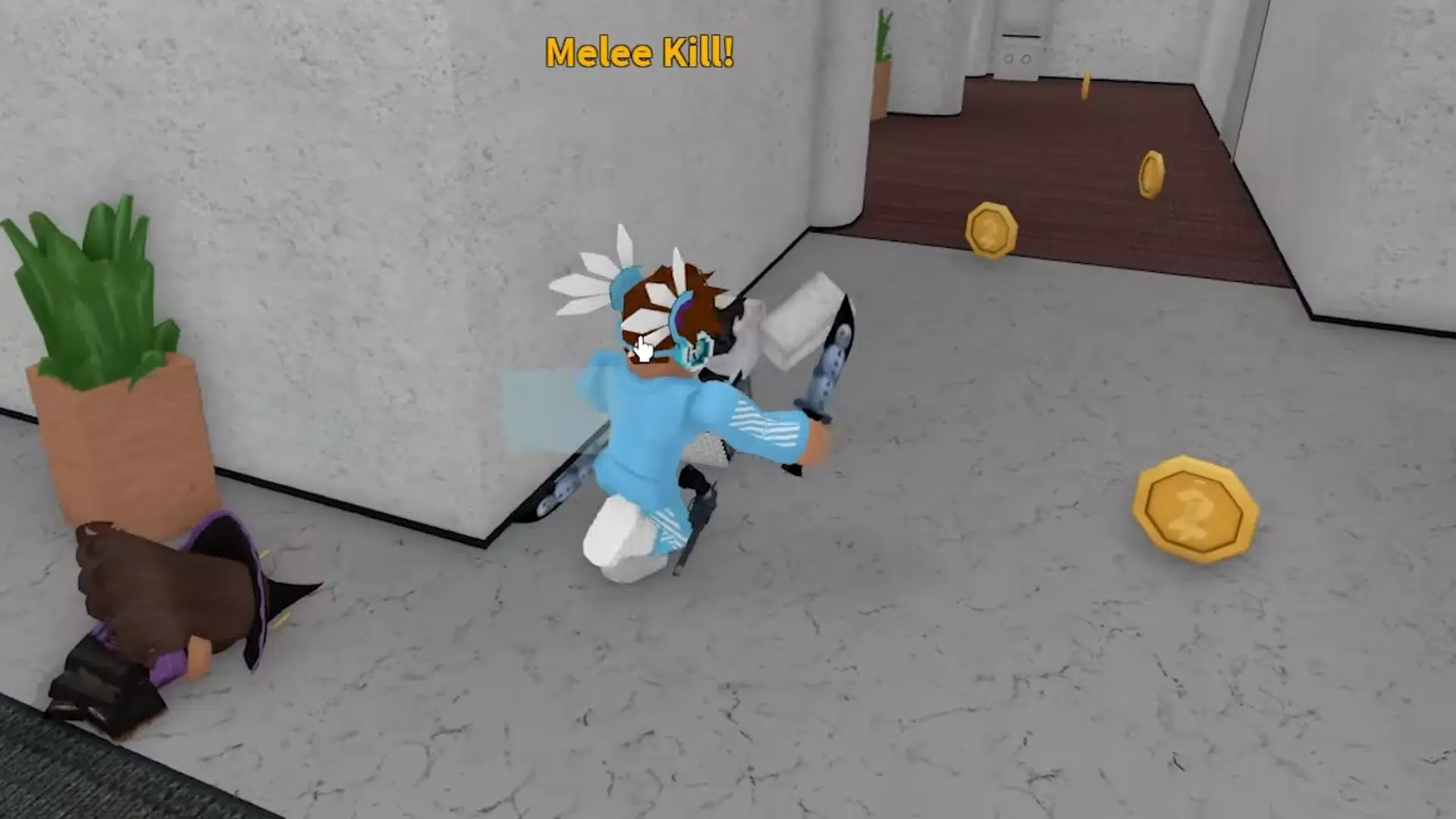 Roblox - O MURDER ESCONDENDO O JOGO (Murder Mystery 2) 